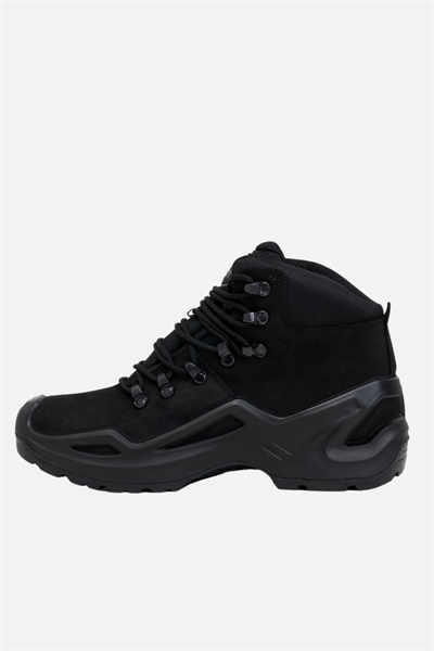 Scooter Deri Su Geçirmez Tactical Siyah Erkek Bot M3104NS