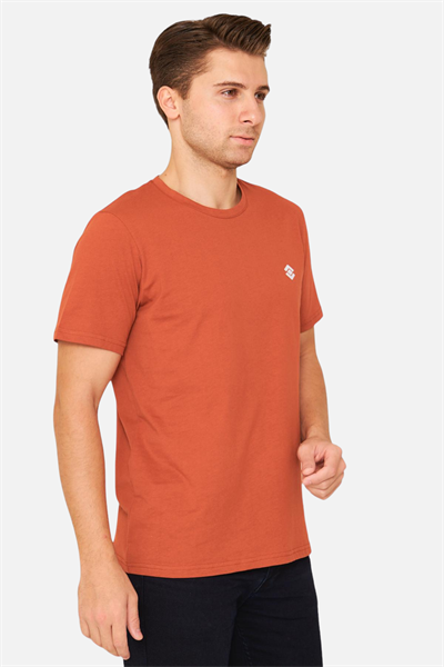 Scooter Kısa Kollu Bisiklet Yaka Kiremit Erkek Tshirt M1401TKR