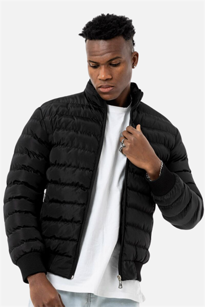 Scooter Şişme Mont Comfort Siyah Erkek Mont M1803TS