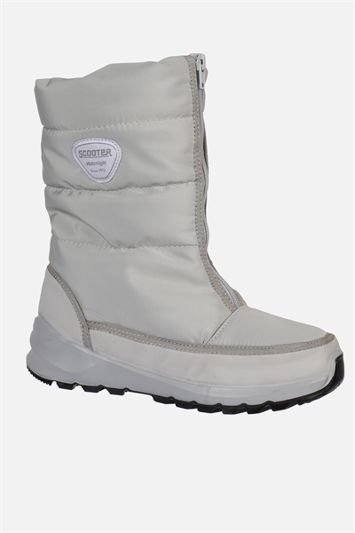 Scooter Su Geçirmez Çizme Açık Gri Kadın Bot Z7447TAG