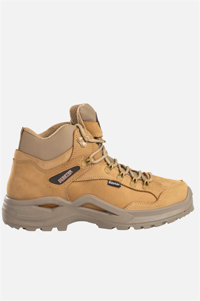 Scooter Su Geçirmez Deri Bej Erkek Outdoor Bot M1210CBJ