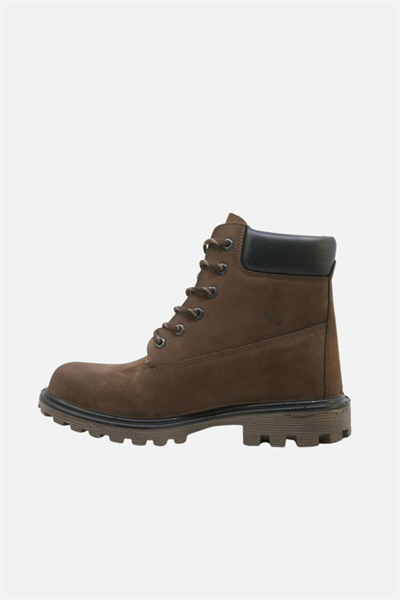 Scooter Su Geçirmez Deri Kahverengi Erkek Bot M7108NKA