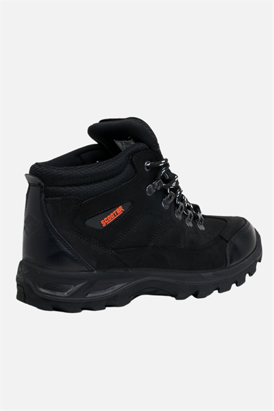 Scooter Su Geçirmez Deri Siyah Erkek Bot M5538NS