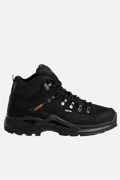 Scooter Su Geçirmez Deri Siyah Erkek Outdoor Bot M1210CS