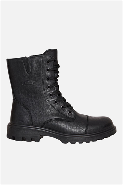 Scooter Su Geçirmez Deri Siyah Kadın Bot Z7107DS