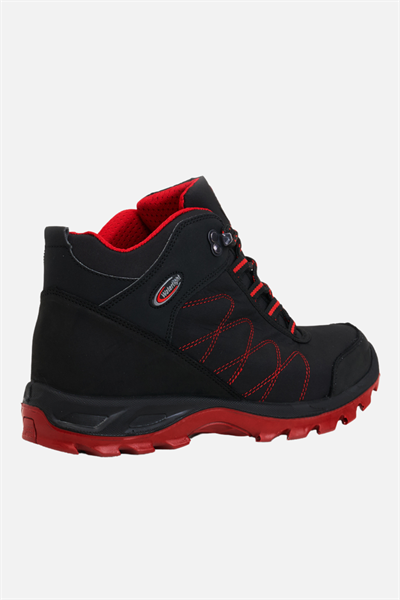 Scooter Su Geçirmez Siyah-Kırmızı Erkek Bot M5555TSK