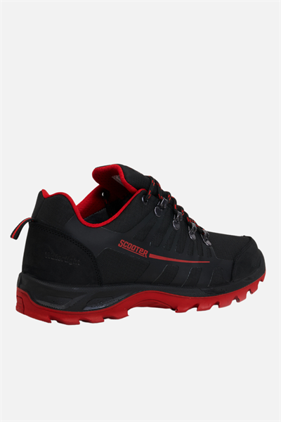 Scooter Su Geçirmez Siyah-Kırmızı Erkek Outdoor Ayakkabı M5550TSK