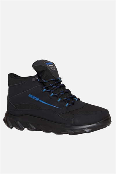 Scooter Su Geçirmez Siyah-Mavi Erkek Bot M7210TSM