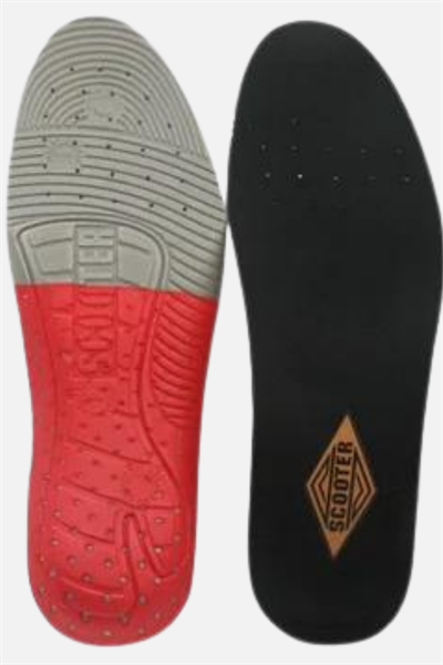 Scooter Topuk-Taban Destekli Anatomik Siyah Unisex 2li Paket Tabanlık GM0002TSK