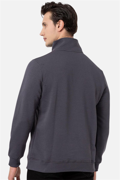 Scooter Yarım Fermuarlı Antrasit Erkek Sweatshirt M1519TA