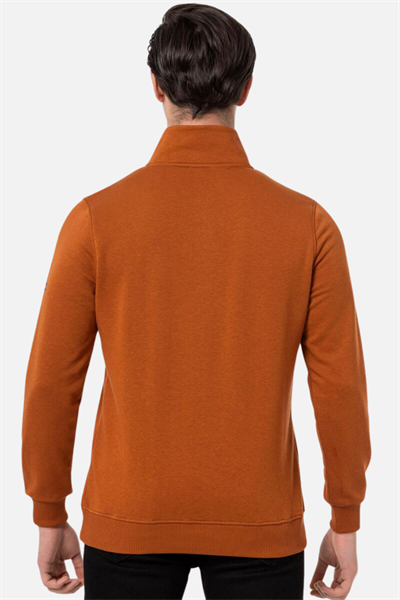 Scooter Yarım Fermuarlı Kiremit Erkek Sweatshirt M1519TKR