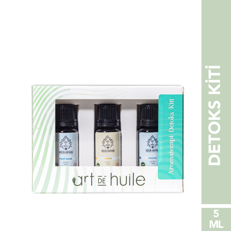 Aromaterapi Detoks Kiti - Nane Limon Paçuli 5 ml