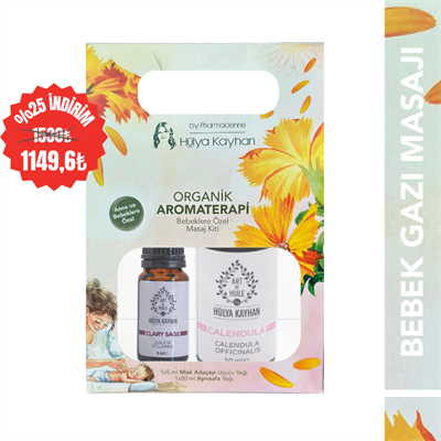 Aromaterapi Bebeklere Özel Masaj Kiti