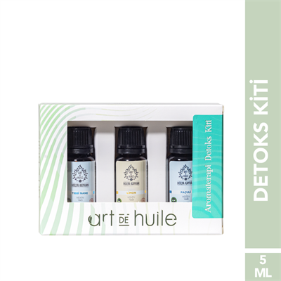 Aromaterapi Detoks Kiti - Nane Limon Paçuli 5 ml