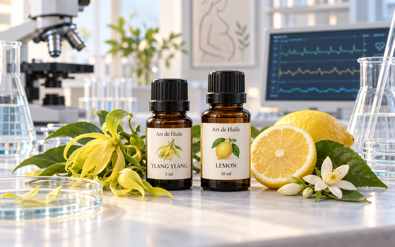 Ylang Ylang ve Limon Uçucu Yağları Doğum Ağrısı ve Anksiyete Çalışması