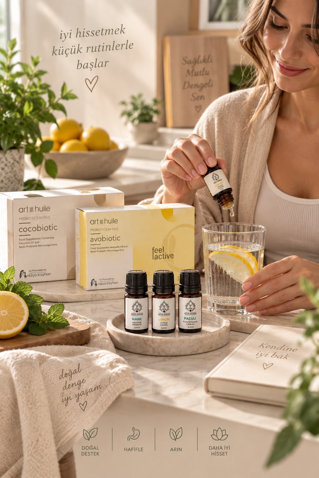 Fit Set | Avobiotic, Cocobiotic & Detoks Kiti | Art de Huile