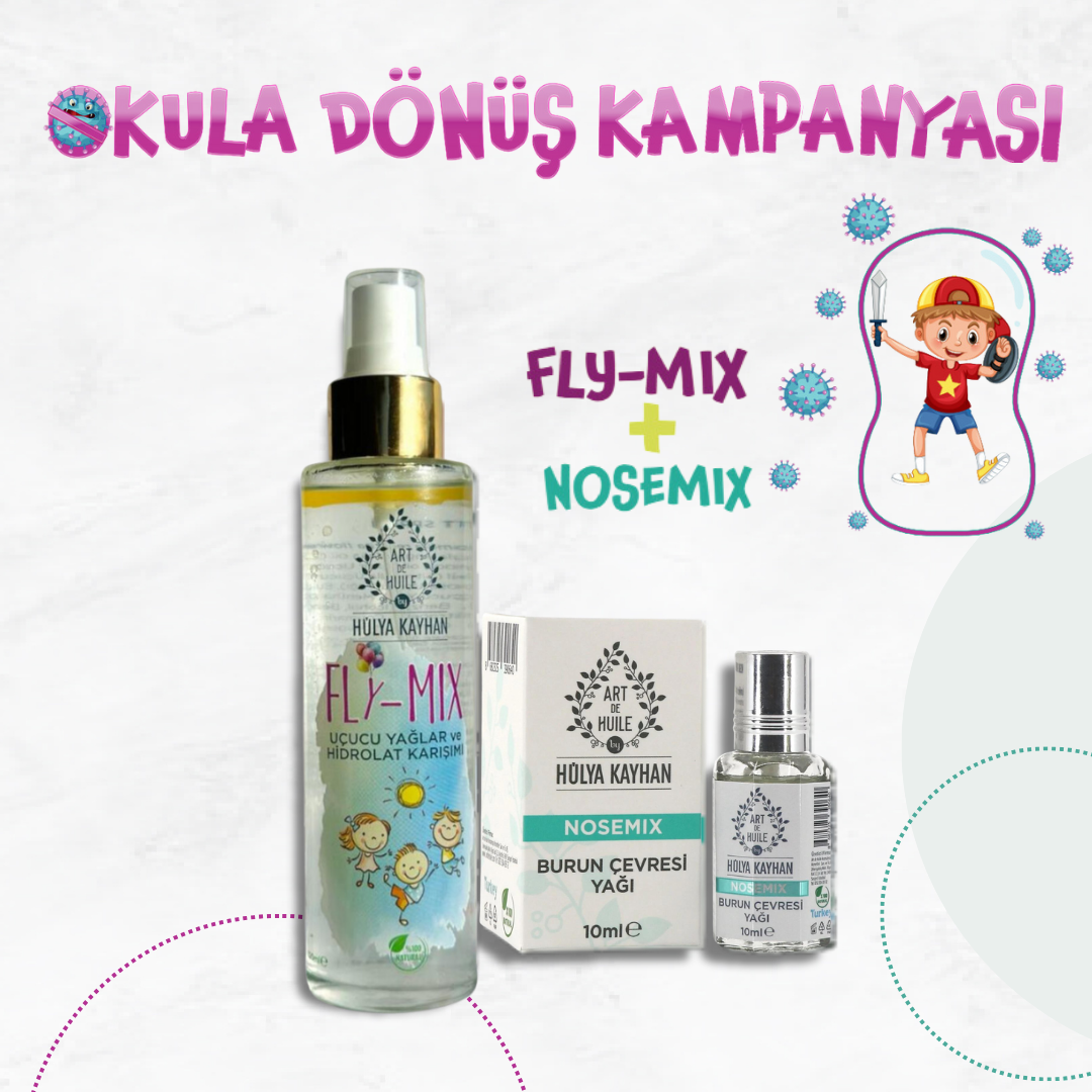 Okula Dönüş Kampanyası - Flymix 120 ML + Nosemix 10 ML