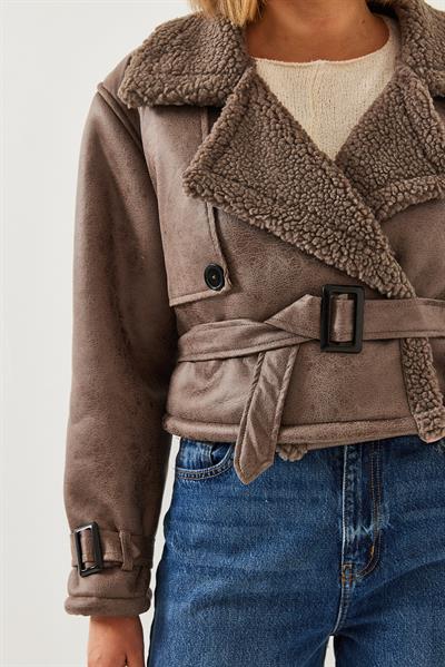 Aller Detay Crop Lamine Mont 2612 60351246 - Vizon