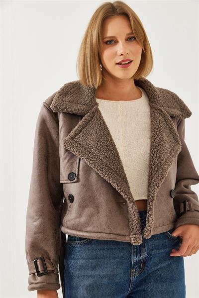 Aller Detay Crop Lamine Mont 2612 60351246 - Vizon