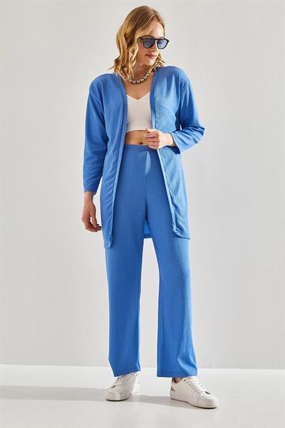 Kadın Basic Alt Üst Takım 60221024 - Mavi