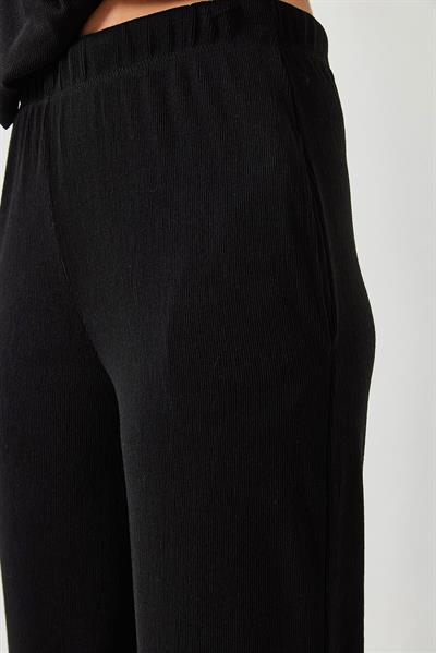 Kadın Basic Pantolonlu Alt-Üst Takım 60511002 - Siyah