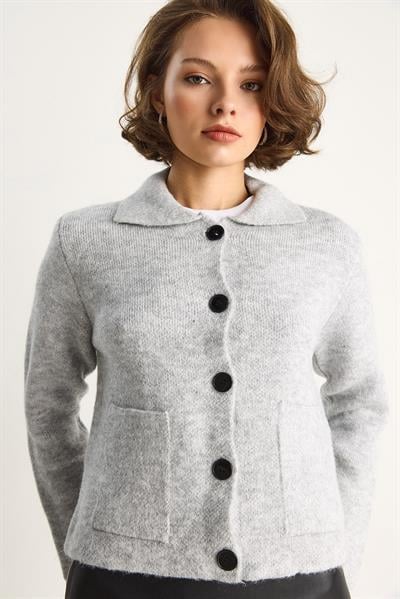 Cepli Hırka 20251054 - Gri