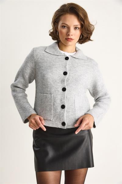 Cepli Hırka 20251054 - Gri