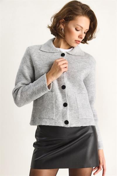 Cepli Hırka 20251054 - Gri