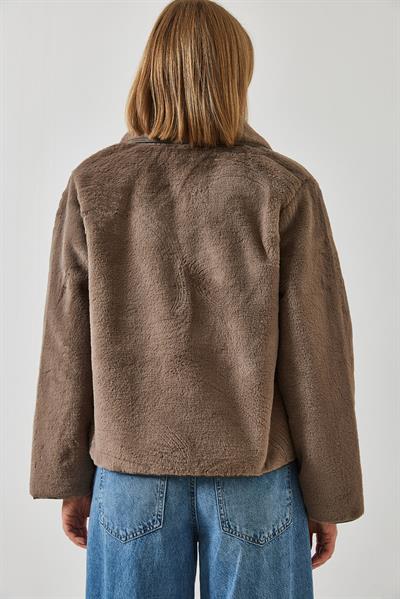 Kadın Çift Taraflı Mont 60351096 - Vizon