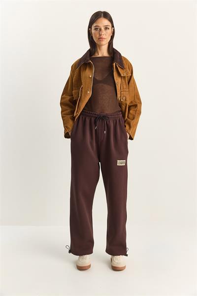 Kadın Basic Jogger Relaxed Polarlı Eşofman Altı 60283860 - Kahverengi