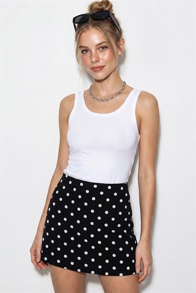 Kadın Bisiklet Yaka Basic Atlet 60382611 - Beyaz