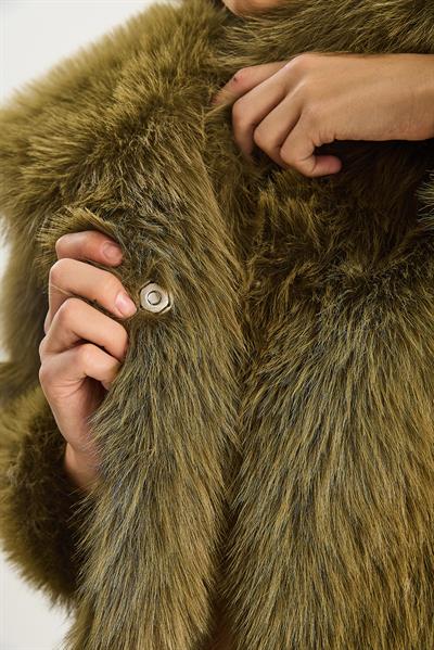 Kürklü Araboy Mont 2429 60351214 - Haki