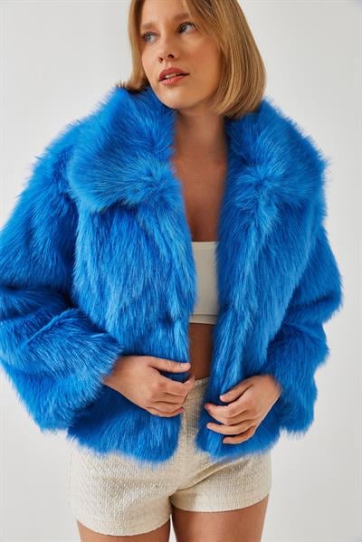 Yakalı Suni Kürklü Astarlı Mont 38120 60251969 - Saks