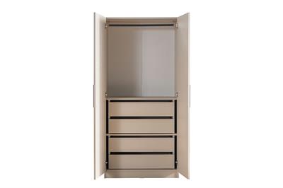 Ceramical GRE2 2 Kapaklı Dolap Gardrop - Vizon Bej