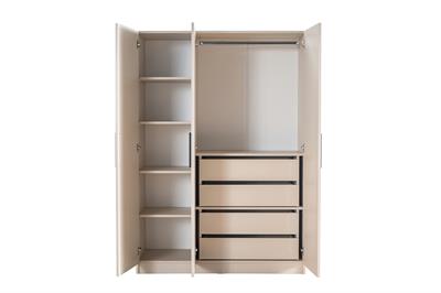 Ceramical GRE3 3 Kapaklı Dolap Gardrop - Vizon Bej