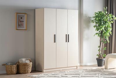Ceramical GRE3 3 Kapaklı Dolap Gardrop - Vizon Bej