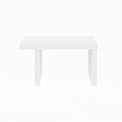 Ceramical KLS Ayarlanabilir Koltuk Sehpası Yan Sehpa - Beyaz