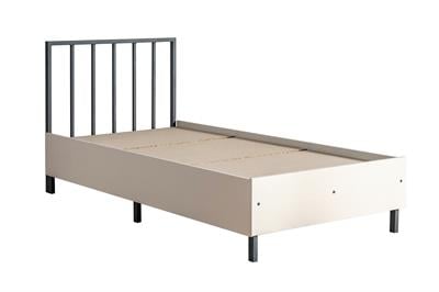 Ceramical KR1M Metal Başlıklı Karyola - 90x190 - Vizon Bej