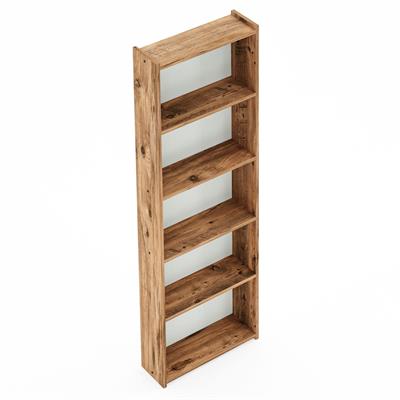 Ceramical KTS2 Modern 5 Raflı Kitaplık - 60x180cm - Çam