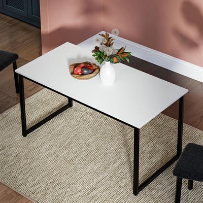 Ceramical MM1 Mutfak Masası - 70x140 cm - Beyaz
