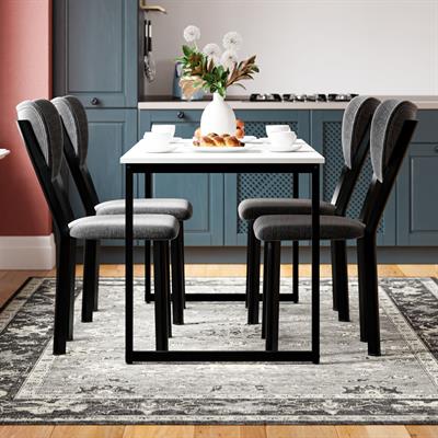 Ceramical MMT Mutfak Masa Takımı - 70x140 cm - Beyaz