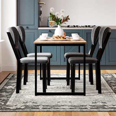 Ceramical MMT Mutfak Masa Takımı - 70x140 cm - Çam