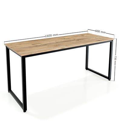 Ceramical MS1 Metal Ayaklı Çalışma Masası - 160cm - Çam