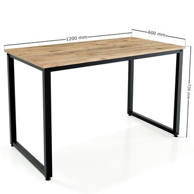 Ceramical MS1 Metal Ayaklı Çalışma Masası - 120cm - Çam