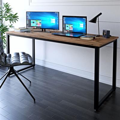 Ceramical MS1 Metal Ayaklı Çalışma Masası - 160cm - Çam