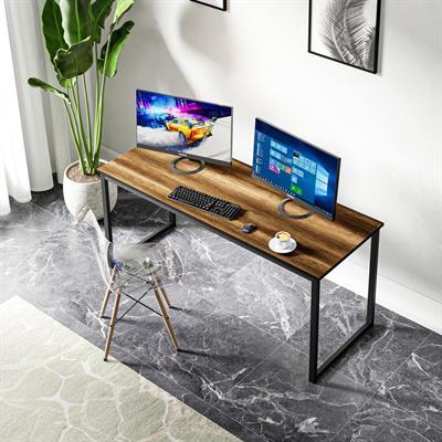 Ceramical MS1 Metal Ayaklı Çalışma Masası - 160cm - Ceviz