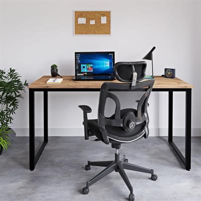 Ceramical MS1 Metal Ayaklı Çalışma Masası - 140cm - Çam