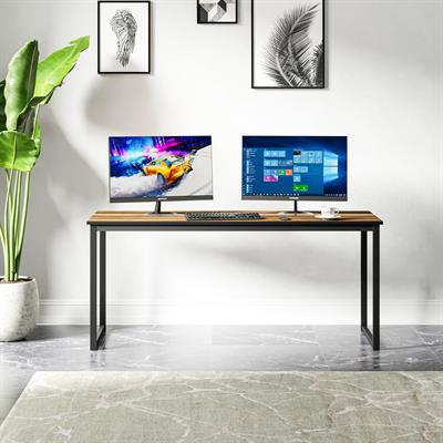 Ceramical MS1 Metal Ayaklı Çalışma Masası - 160cm - Ceviz