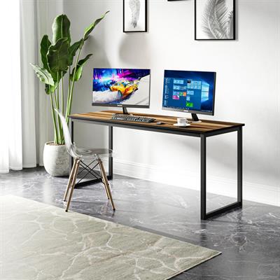 Ceramical MS1 Metal Ayaklı Çalışma Masası - 160cm - Ceviz