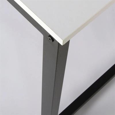 Ceramical MS1 Metal Ayaklı Çalışma Masası - 120cm - Beyaz